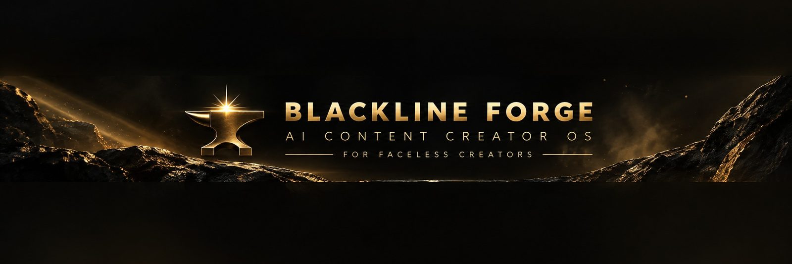 Blackline Forge — AI Content Creator OS for faceless creators